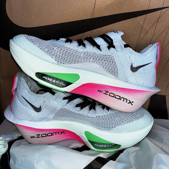 NEW Nike Air Zoom Alphafly NEXT% 3 Glacier Mint Foam FD8311-400 Men Size 7.5 main image 6